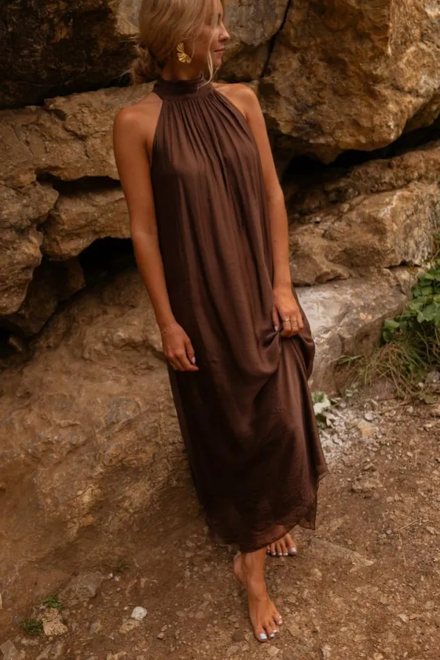 Easy Clothes Chocolate Silk Thea Dress Women039s Clothing Dresses Easy Clothes Chocolate Silk Thea Dress Women039s Clothing Dresses