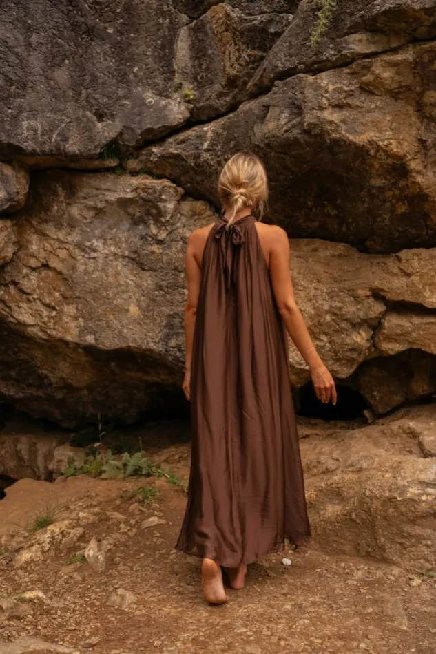 Easy Clothes Chocolate Silk Thea Dress Women039s Clothing Dresses Easy Clothes Chocolate Silk Thea Dress Women039s Clothing Dresses