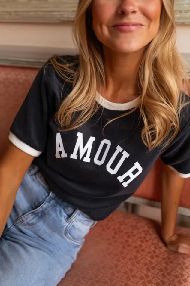 Easy Clothes Dark Blue Terry Amilo TShirt Women039s Clothing Tshirts Easy Clothes Dark Blue Terry Amilo TShirt Women039s Clothing Tshirts