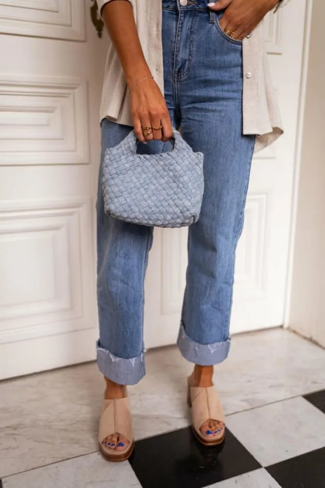 Easy Clothes Denim Carter Bag Denim Jewelry and Accessories Handbags Easy Clothes Denim Carter Bag Denim Jewelry and Accessories Handbags