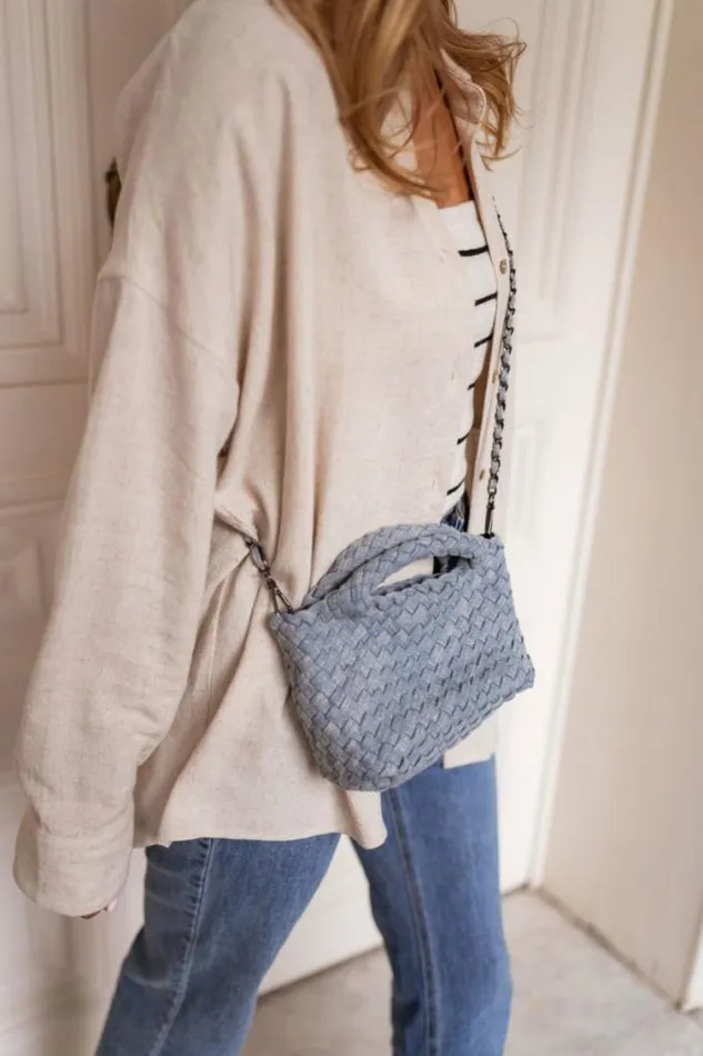 Easy Clothes Denim Carter Bag Denim Jewelry and Accessories Handbags Easy Clothes Denim Carter Bag Denim Jewelry and Accessories Handbags