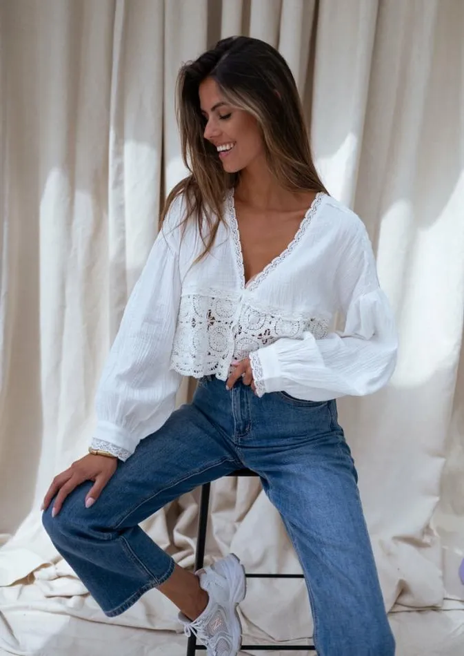 Easy Clothes Ecru Aldo Blouse Women039s Clothing Blouses Easy Clothes Ecru Aldo Blouse Women039s Clothing Blouses