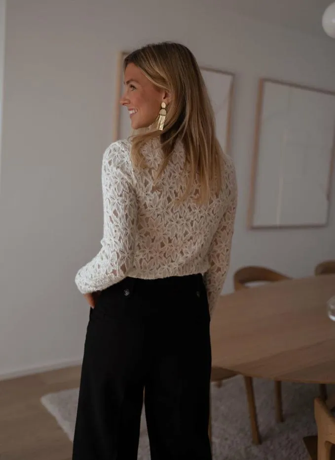 Easy Clothes Ecru Anais Blouse Ecru Women039s Clothing Blouses