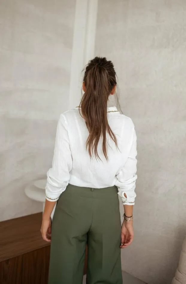 Easy Clothes Ecru Beta Shirt Women039s Clothing Shirts