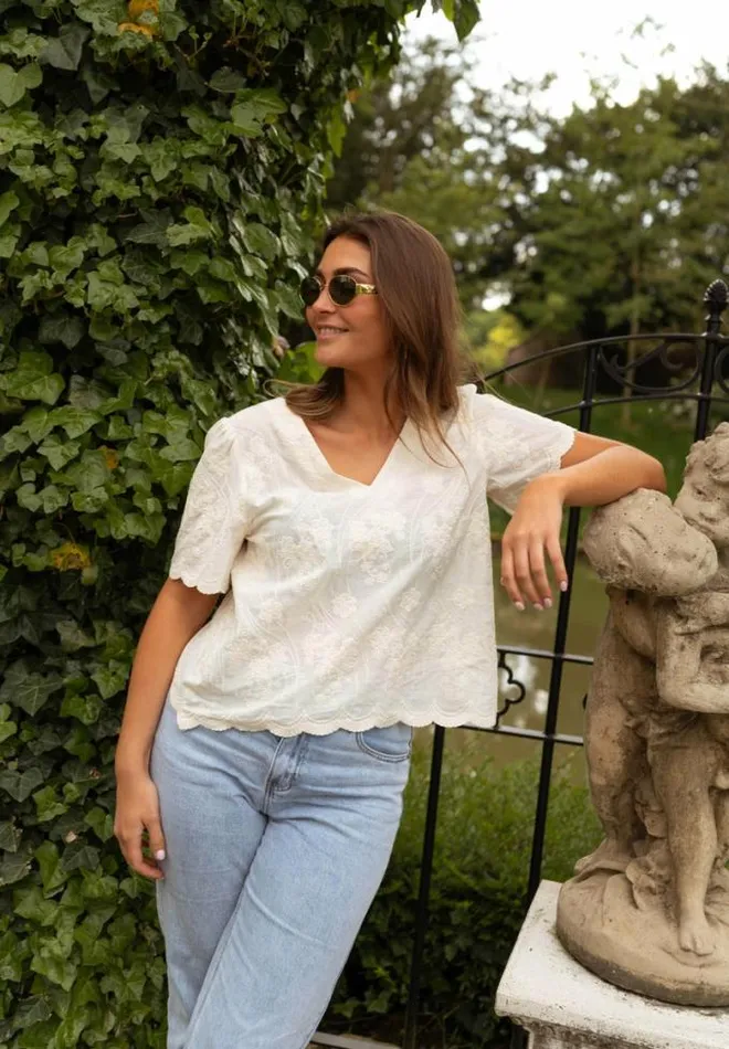 Easy Clothes Ecru Clothilde Blouse Women039s Clothing Blouses Easy Clothes Ecru Clothilde Blouse Women039s Clothing Blouses