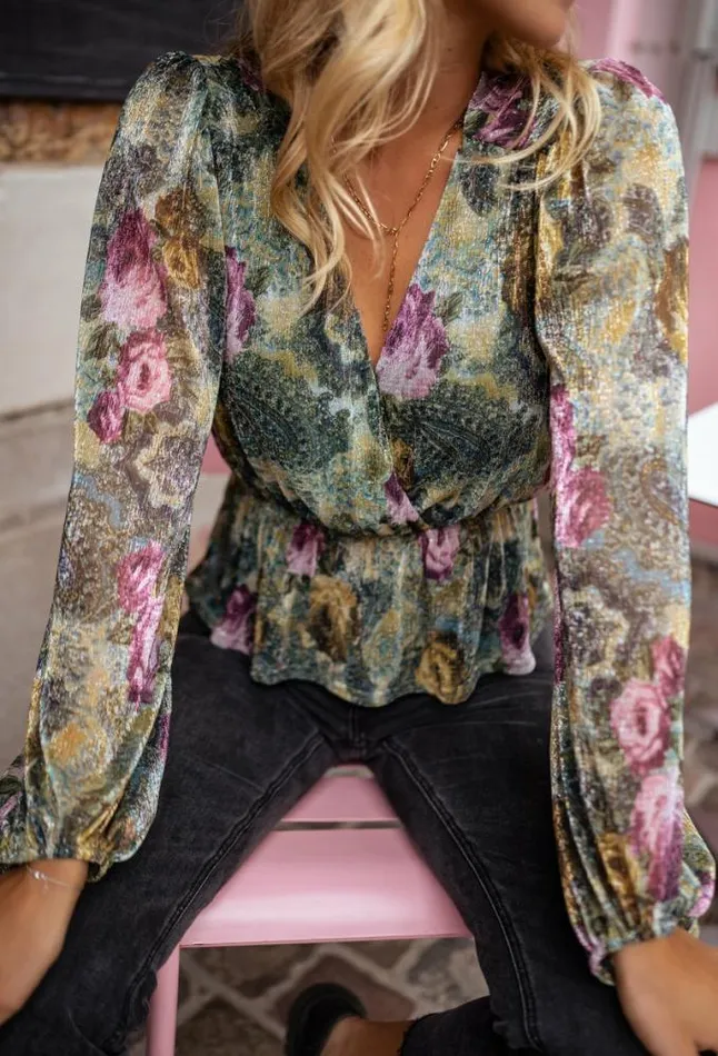 Easy Clothes Floral Aidan Blouse Floral Women039s Clothing Blouses