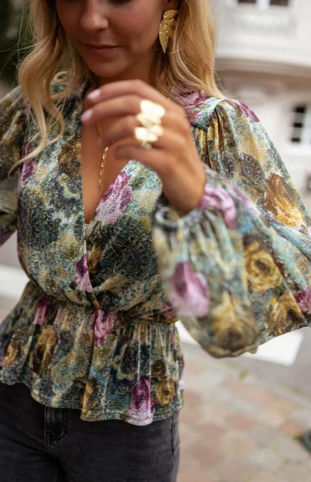 Easy Clothes Floral Aidan Blouse Floral Women039s Clothing Blouses