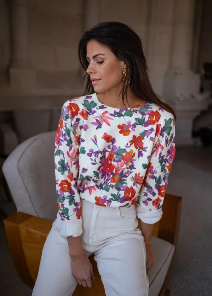 Easy Clothes Floral Weston Sweater Women039s Clothing Sweaters