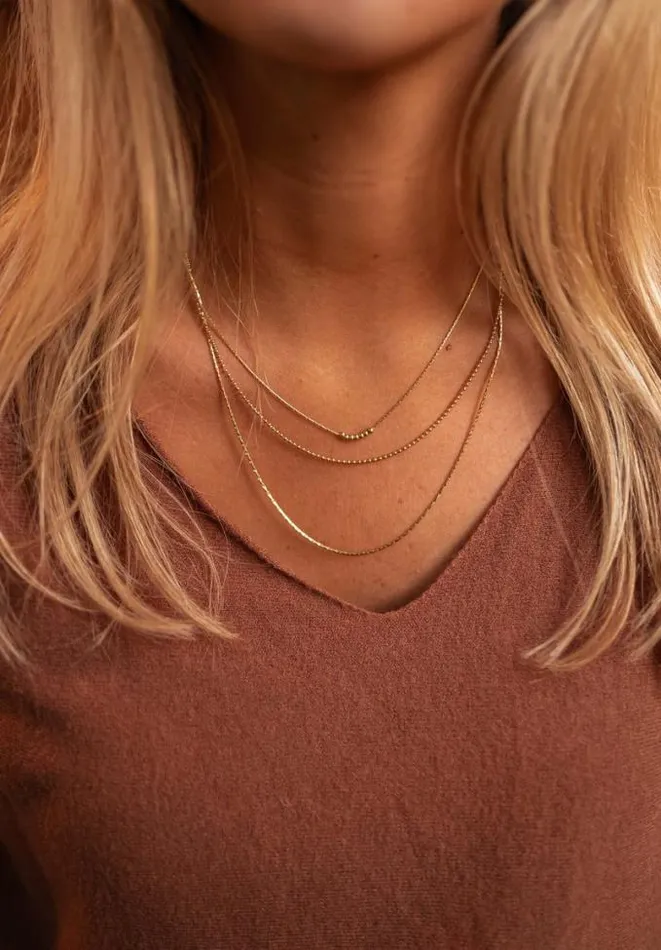 Easy Clothes Golden Enoha Necklace Jewelry and Accessories Necklaces