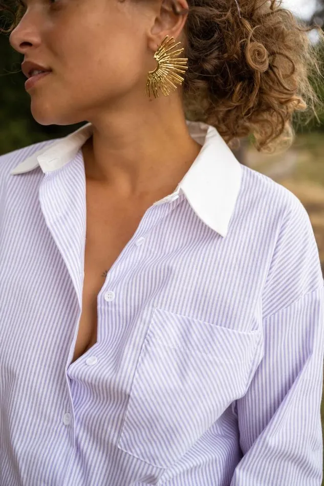 Easy Clothes Golden Frika Earrings Golden Jewelry and Accessories Earrings Easy Clothes Golden Frika Earrings Golden Jewelry and Accessories Earrings