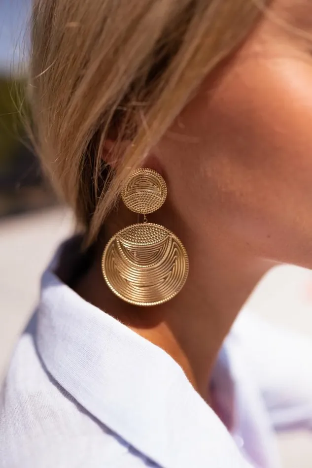 Easy Clothes Golden Gory Earrings Jewelry and Accessories Earrings
