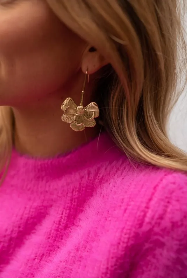 Easy Clothes Golden Miguel Earrings Jewelry and Accessories Earrings