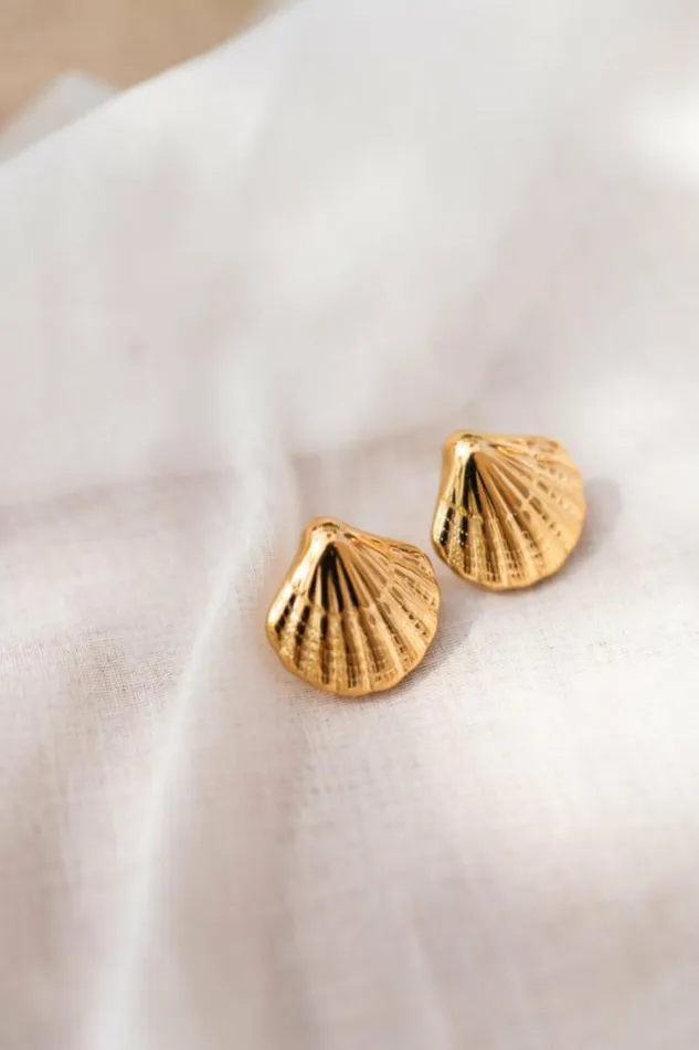Easy Clothes Golden Shell Earrings Jewelry and Accessories Earrings Easy Clothes Golden Shell Earrings Jewelry and Accessories Earrings