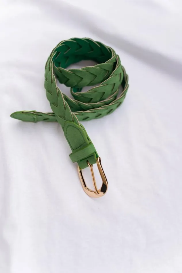 Easy Clothes Green Aaron Belt Jewelry and Accessories Belts Easy Clothes Green Aaron Belt Jewelry and Accessories Belts