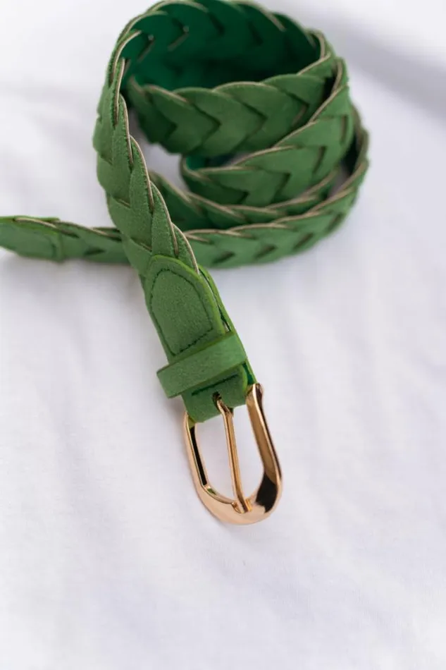 Easy Clothes Green Aaron Belt Jewelry and Accessories Belts Easy Clothes Green Aaron Belt Jewelry and Accessories Belts