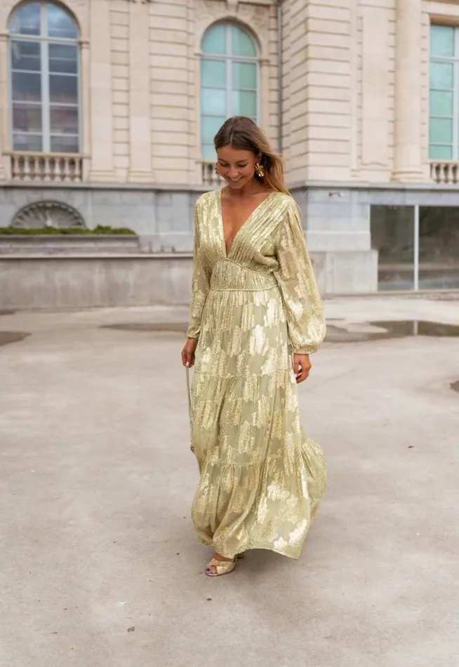 Easy Clothes Green And Golden Ezia Dress Women039s Clothing Dresses Easy Clothes Green And Golden Ezia Dress Women039s Clothing Dresses