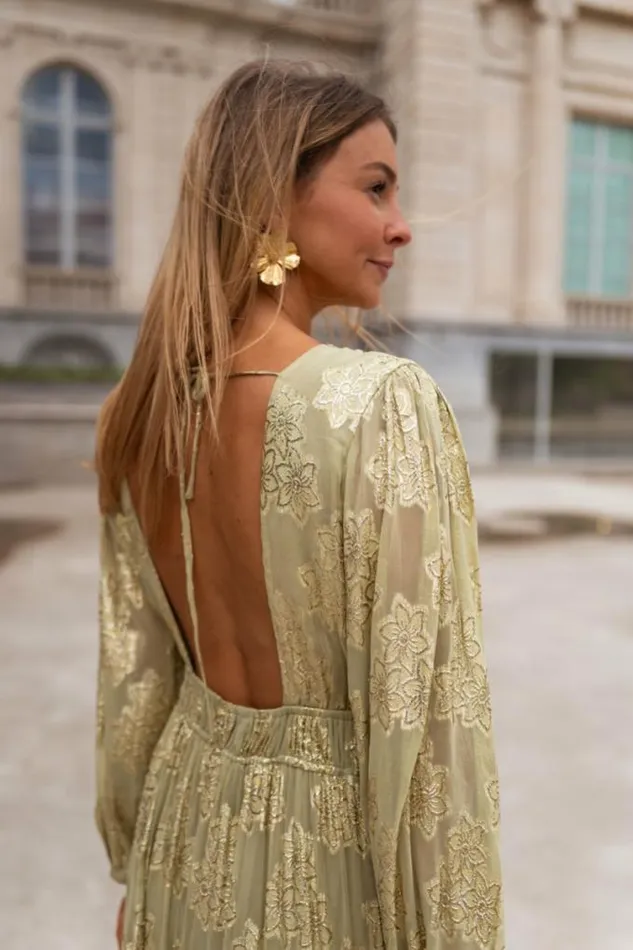 Easy Clothes Green And Golden Ezia Dress Women039s Clothing Dresses Easy Clothes Green And Golden Ezia Dress Women039s Clothing Dresses