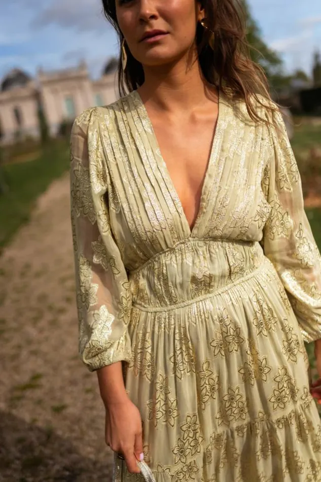 Easy Clothes Green And Golden Ezia Dress Women039s Clothing Dresses Easy Clothes Green And Golden Ezia Dress Women039s Clothing Dresses