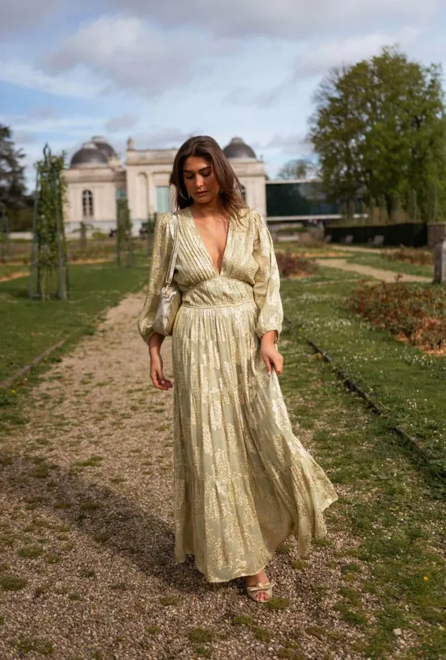 Easy Clothes Green And Golden Ezia Dress Women039s Clothing Dresses Easy Clothes Green And Golden Ezia Dress Women039s Clothing Dresses
