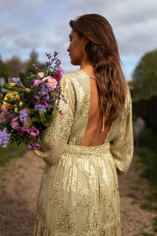 Easy Clothes Green And Golden Ezia Dress Women039s Clothing Dresses Easy Clothes Green And Golden Ezia Dress Women039s Clothing Dresses