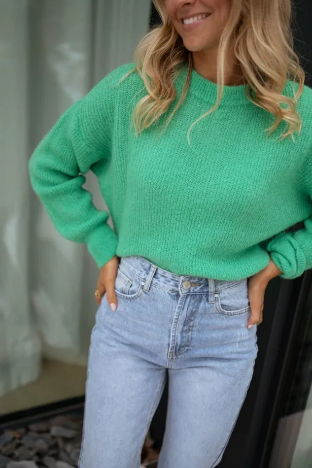Easy Clothes Green Bolla Sweater Green Women039s Clothing Sweaters