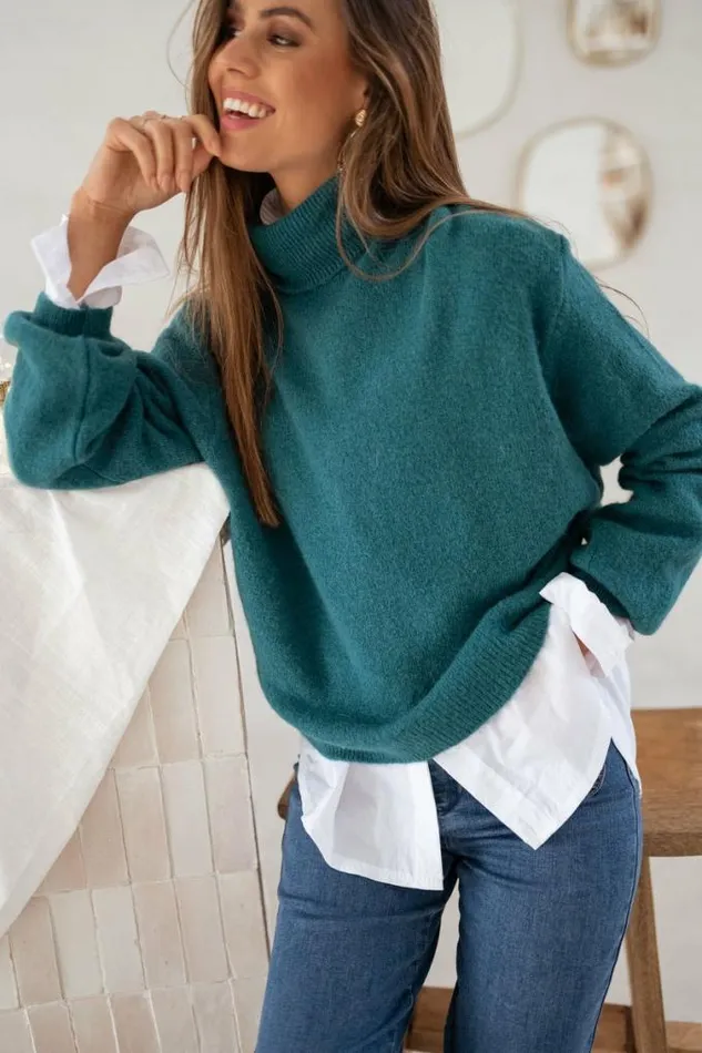 Easy Clothes Green Laurya Sweater Green Women039s Clothing Sweaters