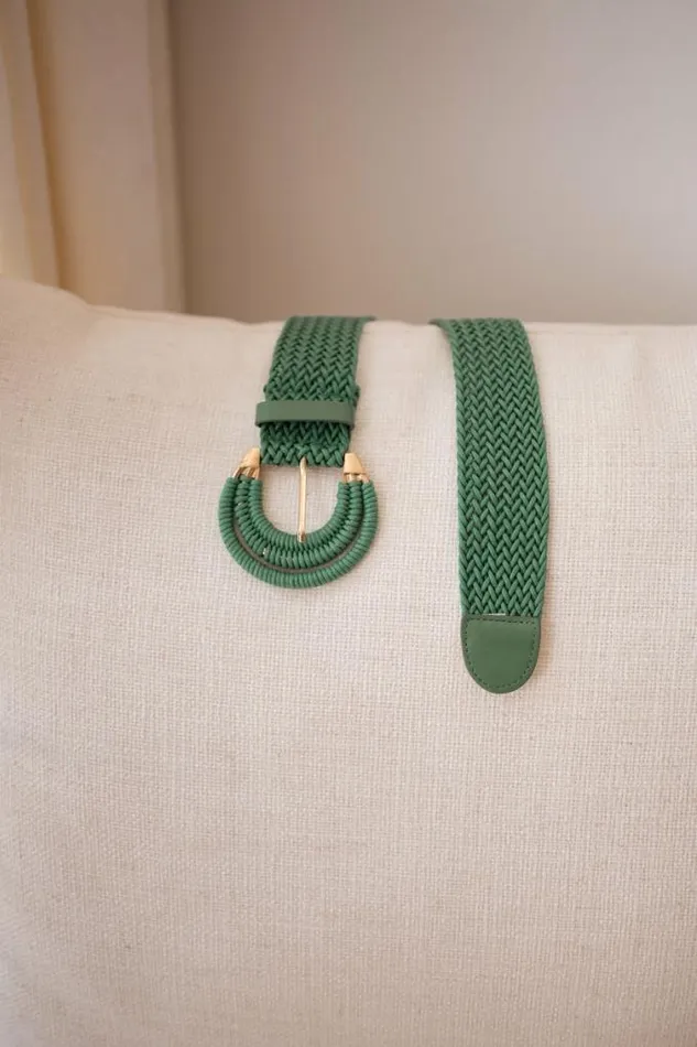 Easy Clothes Green Linna Belt Jewelry and Accessories Belts Easy Clothes Green Linna Belt Jewelry and Accessories Belts