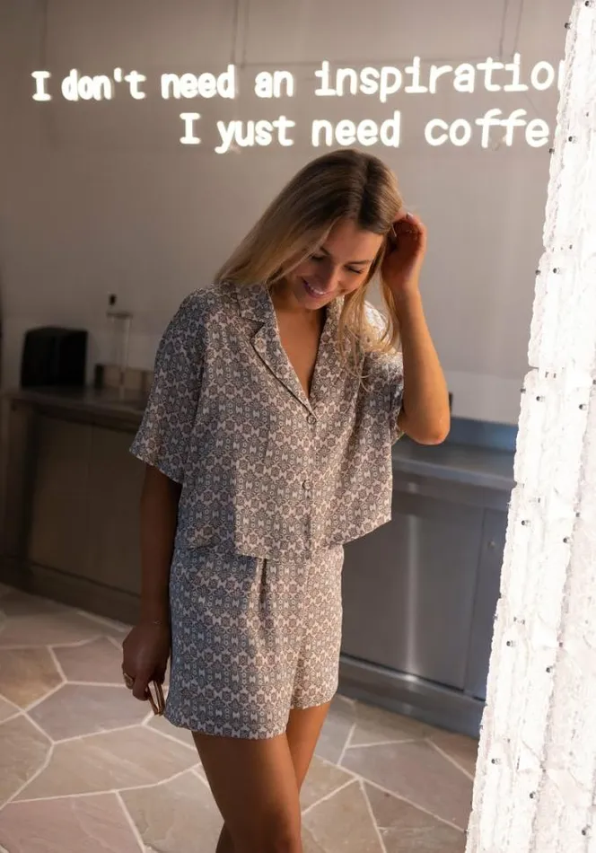 Easy Clothes Green Patterned Hina Shorts Women039s Clothing Shorts Easy Clothes Green Patterned Hina Shorts Women039s Clothing Shorts