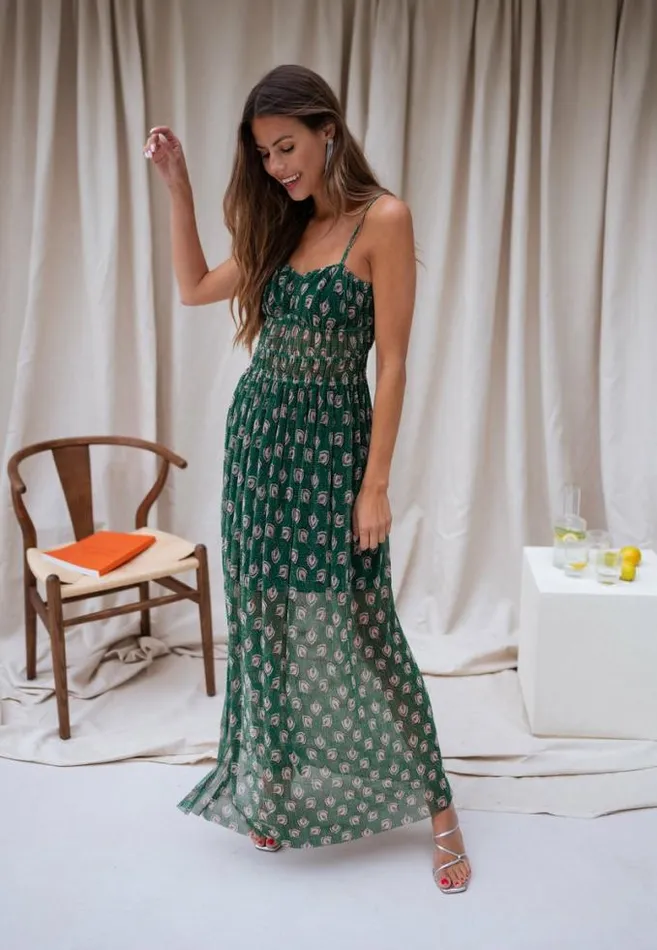 Easy Clothes Green Patterned Opera Dress Women039s Clothing Dresses Easy Clothes Green Patterned Opera Dress Women039s Clothing Dresses