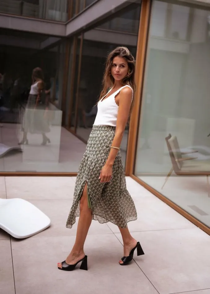 Easy Clothes Green Zoe Skirt Women039s Clothing Skirts Easy Clothes Green Zoe Skirt Women039s Clothing Skirts