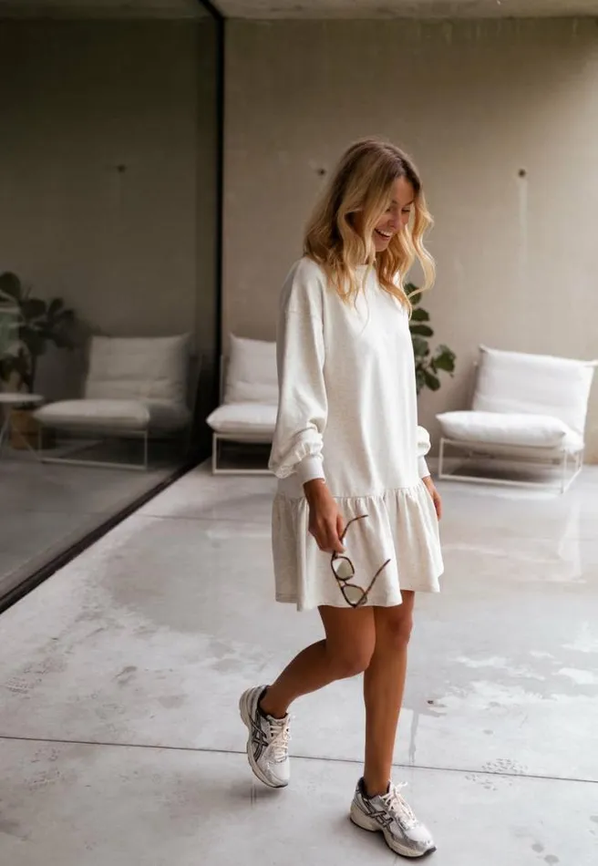 Easy Clothes Grey Bertina Sweater Dress Women039s Clothing Dresses