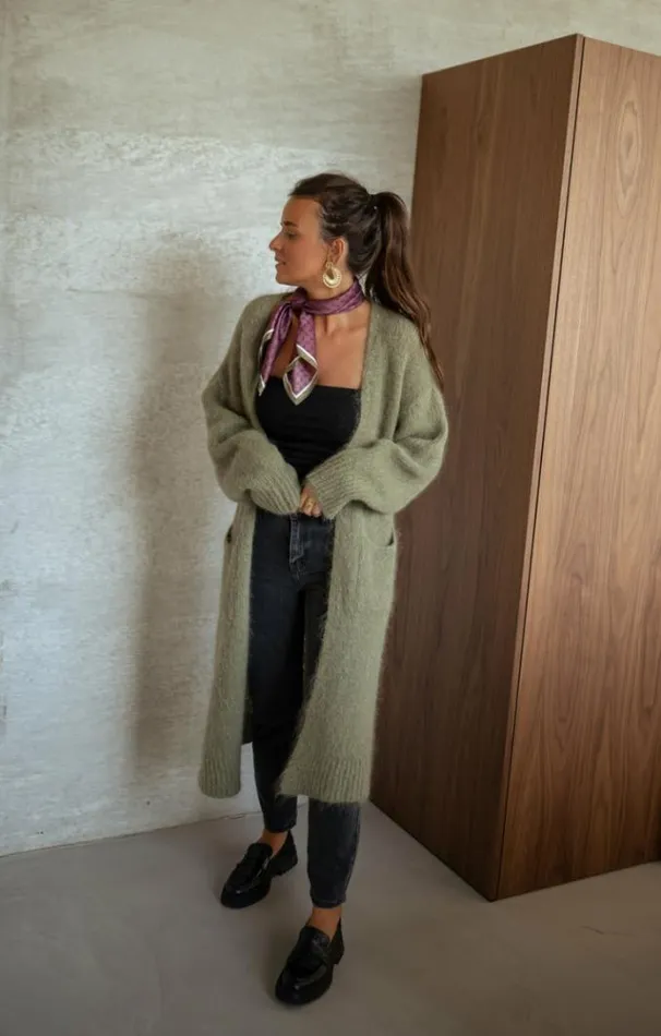 Easy Clothes Khaki Pelly Cardigan Women039s Clothing Cardigans