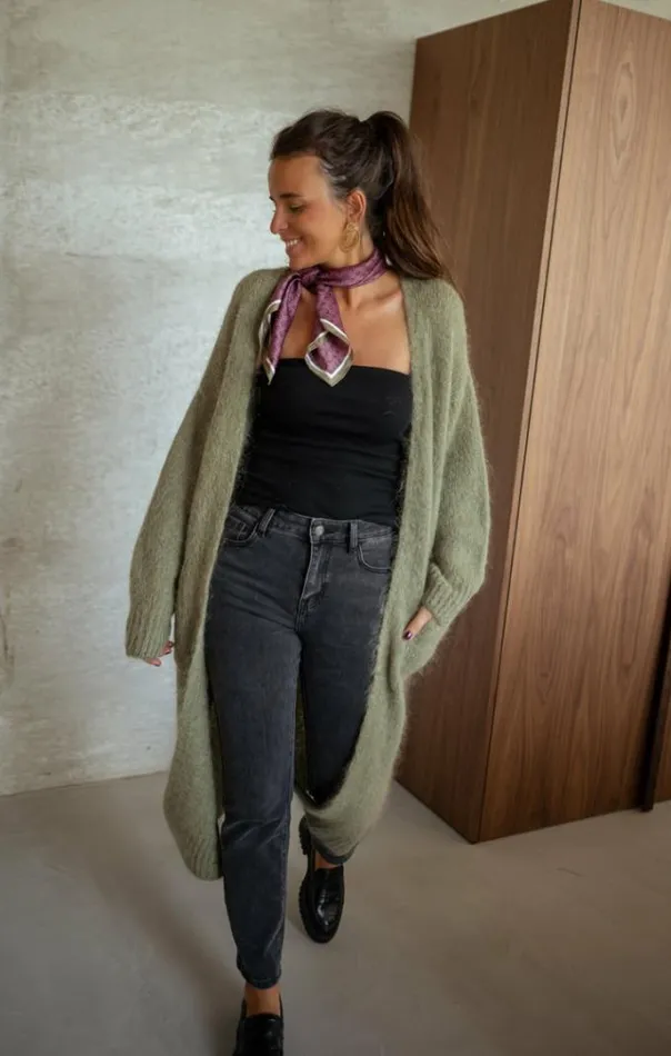 Easy Clothes Khaki Pelly Cardigan Women039s Clothing Cardigans