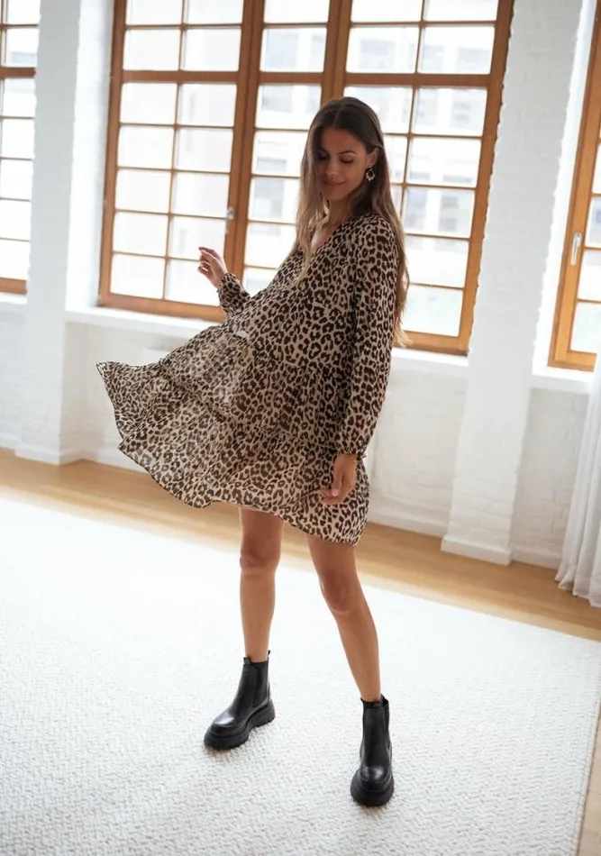 Easy Clothes Leopard Enola Dress Women039s Clothing Dresses Easy Clothes Leopard Enola Dress Women039s Clothing Dresses