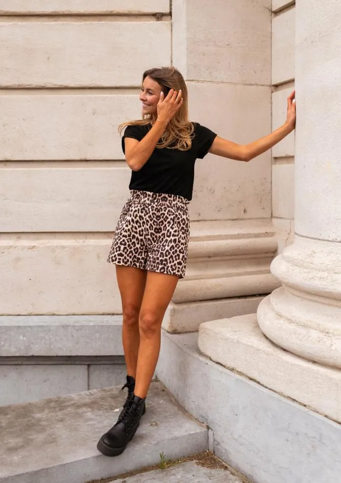Easy Clothes Leopard Virgyl Shorts Women039s Clothing Shorts Easy Clothes Leopard Virgyl Shorts Women039s Clothing Shorts