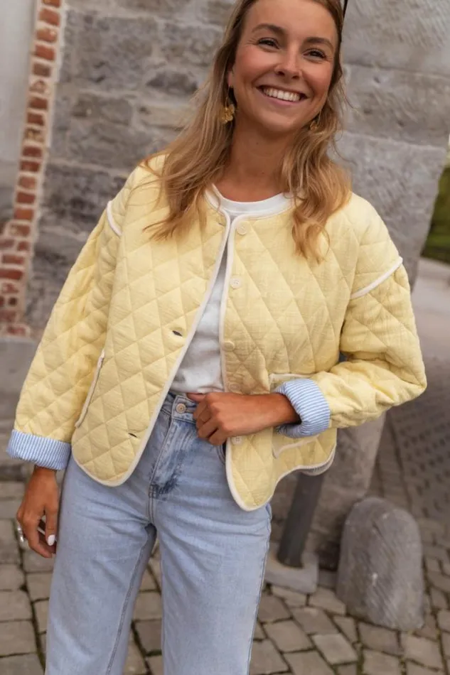 Easy Clothes Light Yellow Milaya Jacket Women039s Clothing Jackets