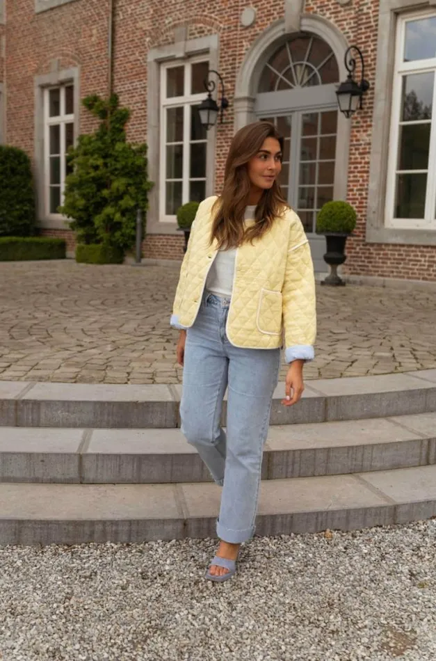 Easy Clothes Light Yellow Milaya Jacket Women039s Clothing Jackets Easy Clothes Light Yellow Milaya Jacket Women039s Clothing Jackets