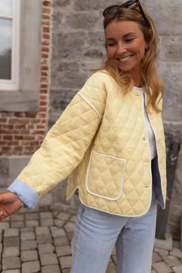 Easy Clothes Light Yellow Milaya Jacket Women039s Clothing Jackets Easy Clothes Light Yellow Milaya Jacket Women039s Clothing Jackets