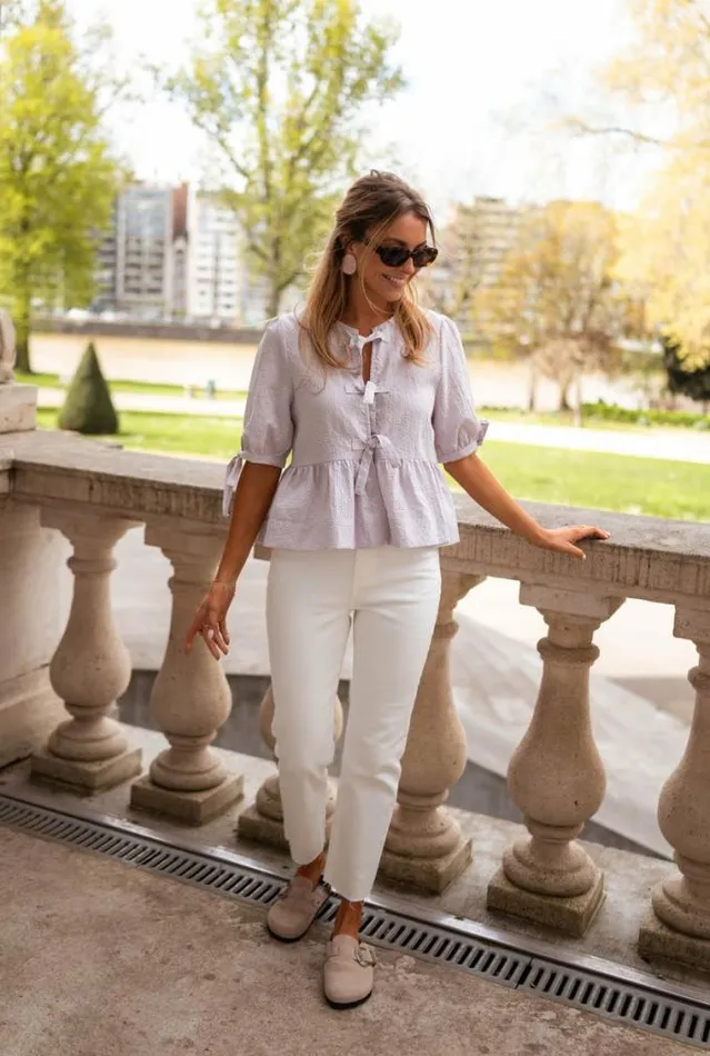 Easy Clothes Lilac Gingham Myral Blouse Women039s Clothing Blouses Easy Clothes Lilac Gingham Myral Blouse Women039s Clothing Blouses