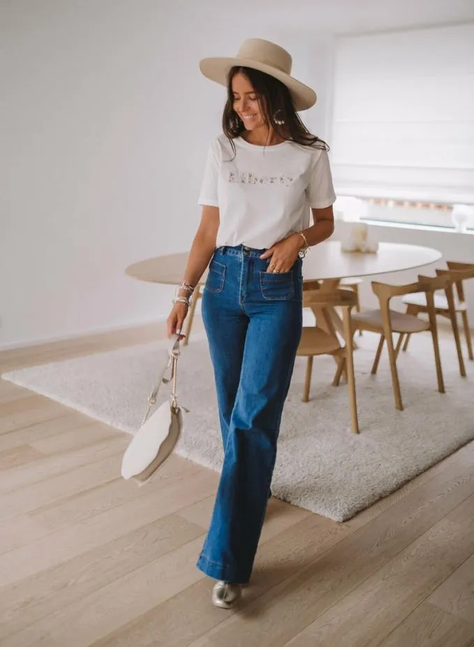 Easy Clothes Middle Blue Hugues Jeans Middle Blue Women039s Clothing Pants and Jeans Easy Clothes Middle Blue Hugues Jeans Middle Blue Women039s Clothing Pants and Jeans