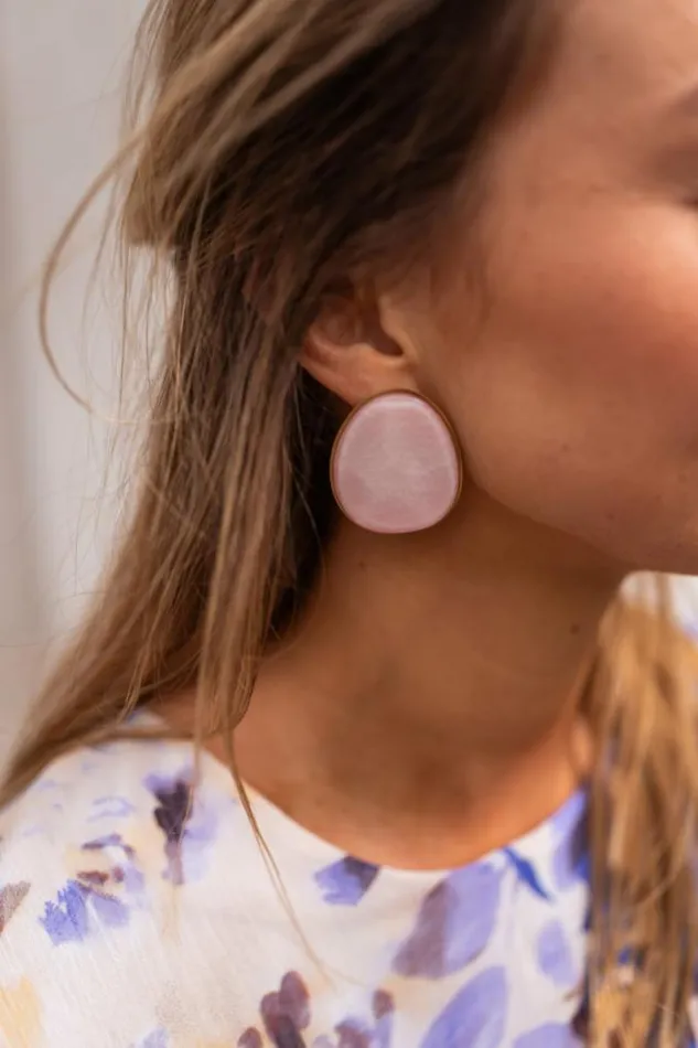 Easy Clothes Pink Adi Earrings Jewelry and Accessories Earrings
