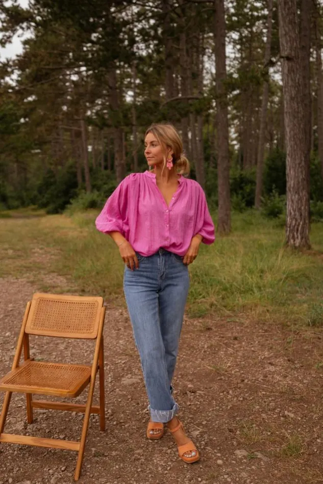 Easy Clothes Pink Eddie Shirt Pink Women039s Clothing Shirts Easy Clothes Pink Eddie Shirt Pink Women039s Clothing Shirts