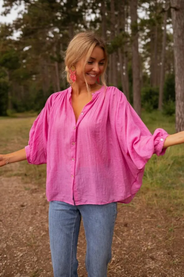 Easy Clothes Pink Eddie Shirt Pink Women039s Clothing Shirts Easy Clothes Pink Eddie Shirt Pink Women039s Clothing Shirts