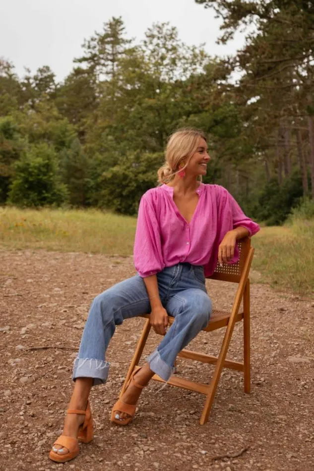 Easy Clothes Pink Eddie Shirt Pink Women039s Clothing Shirts Easy Clothes Pink Eddie Shirt Pink Women039s Clothing Shirts