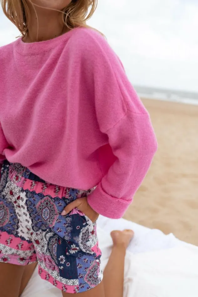 Easy Clothes Pink Jena Sweater Pink Women039s Clothing Sweaters