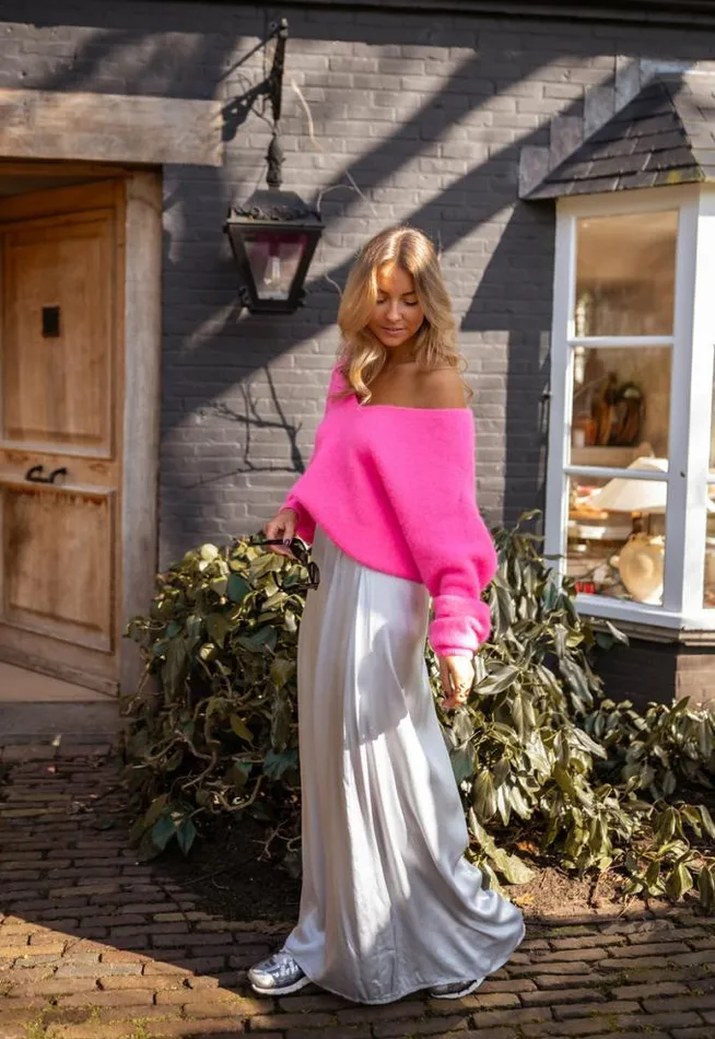 Easy Clothes Pink Laria Sweater Women039s Clothing Sweaters