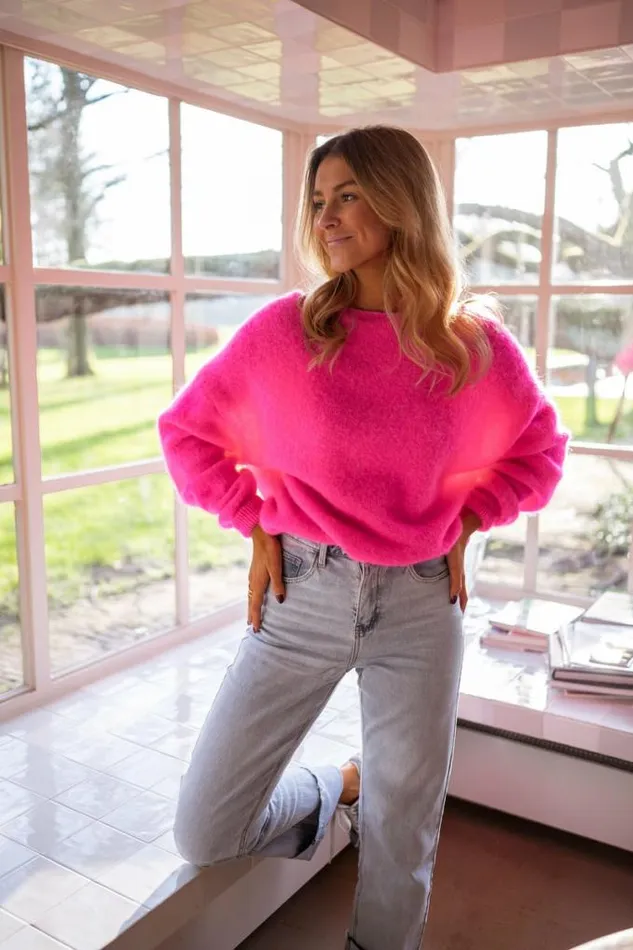 Easy Clothes Pink Laria Sweater Women039s Clothing Sweaters