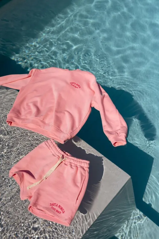 Easy Clothes Pink Santa Monica Hoodie Women039s Clothing Sweaters Easy Clothes Pink Santa Monica Hoodie Women039s Clothing Sweaters