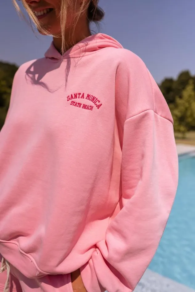 Easy Clothes Pink Santa Monica Hoodie Women039s Clothing Sweaters Easy Clothes Pink Santa Monica Hoodie Women039s Clothing Sweaters