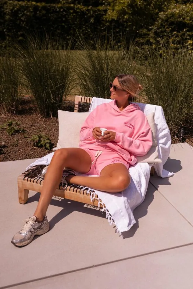 Easy Clothes Pink Santa Monica Hoodie Women039s Clothing Sweaters Easy Clothes Pink Santa Monica Hoodie Women039s Clothing Sweaters